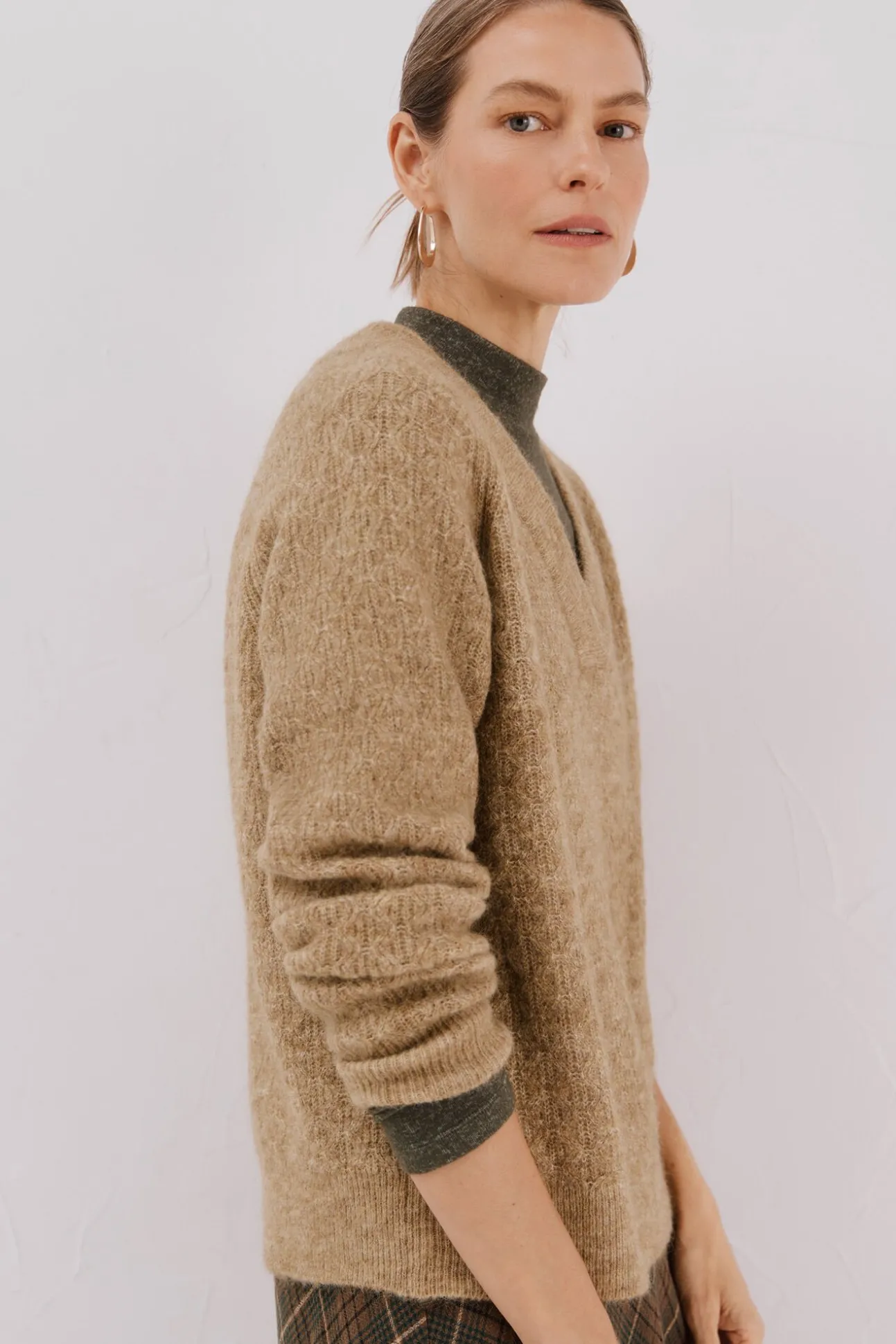 Jersey jaspeado pico