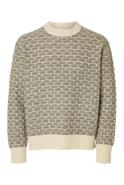 Jersey lana cuello caja