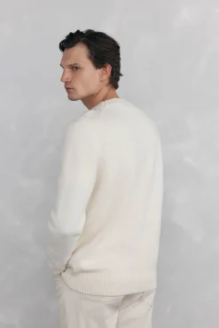 Jersey lana estructura cuello redondo