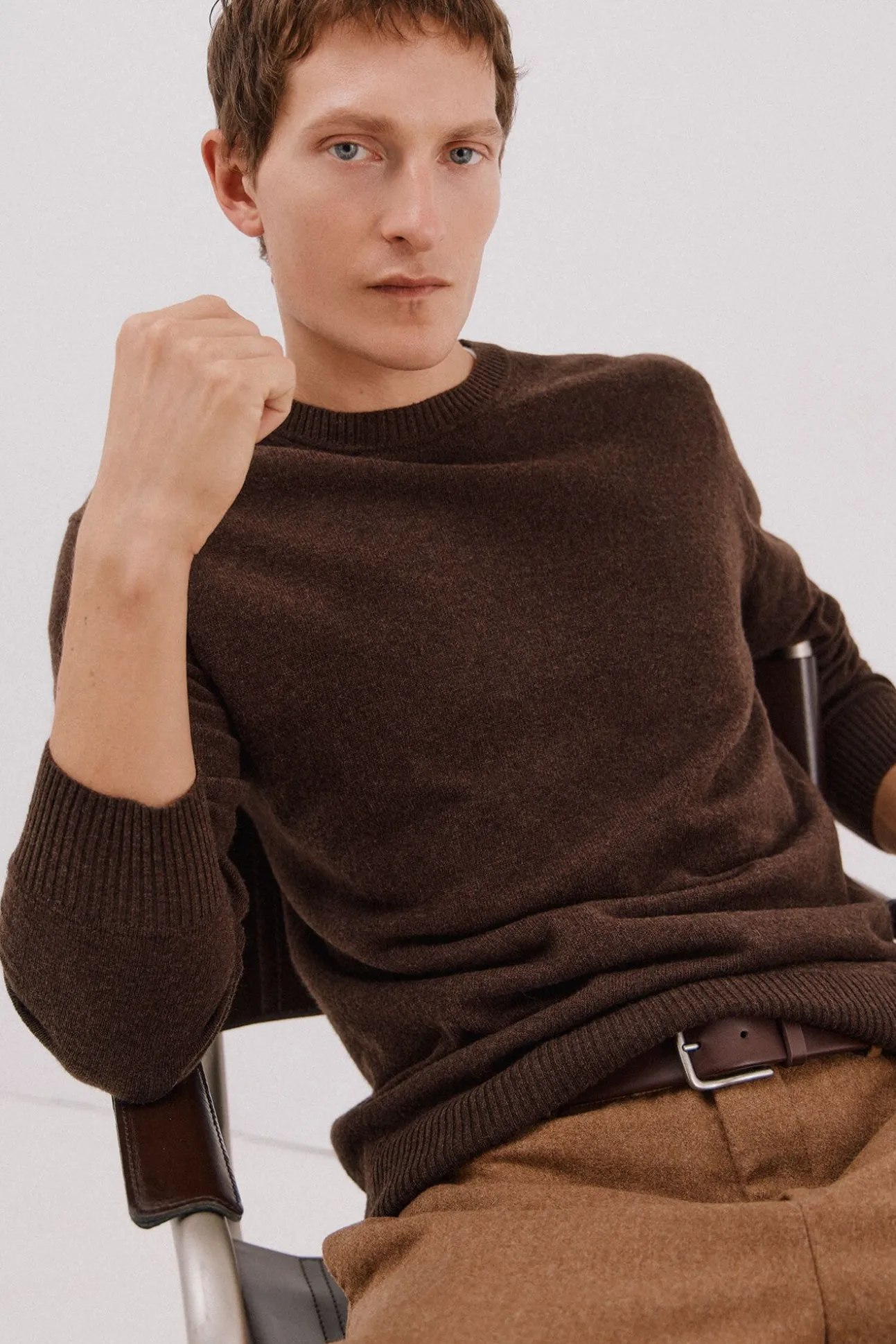 Jersey lana lambswool cuello redondo