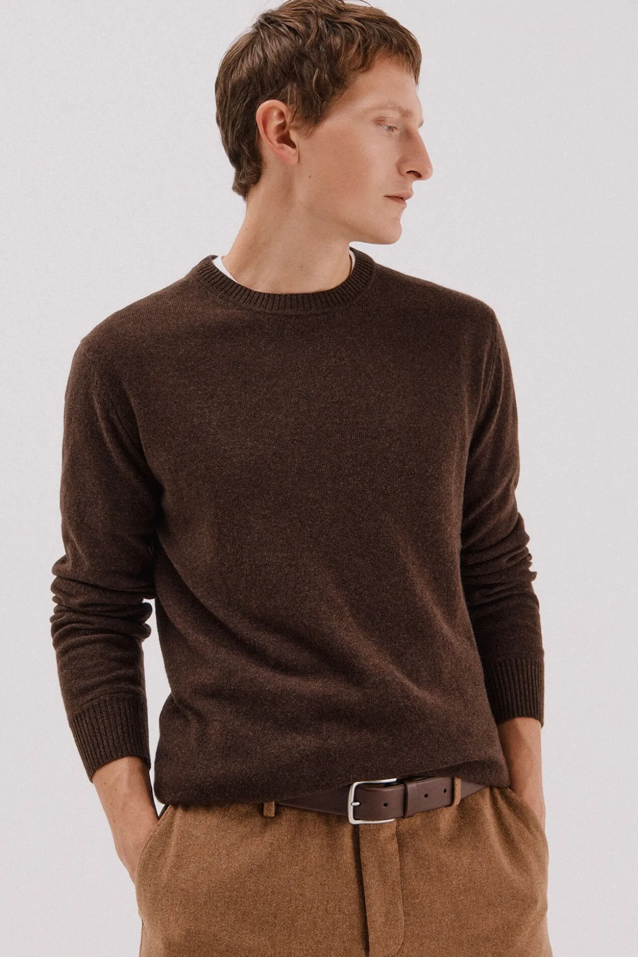 Jersey lana lambswool cuello redondo