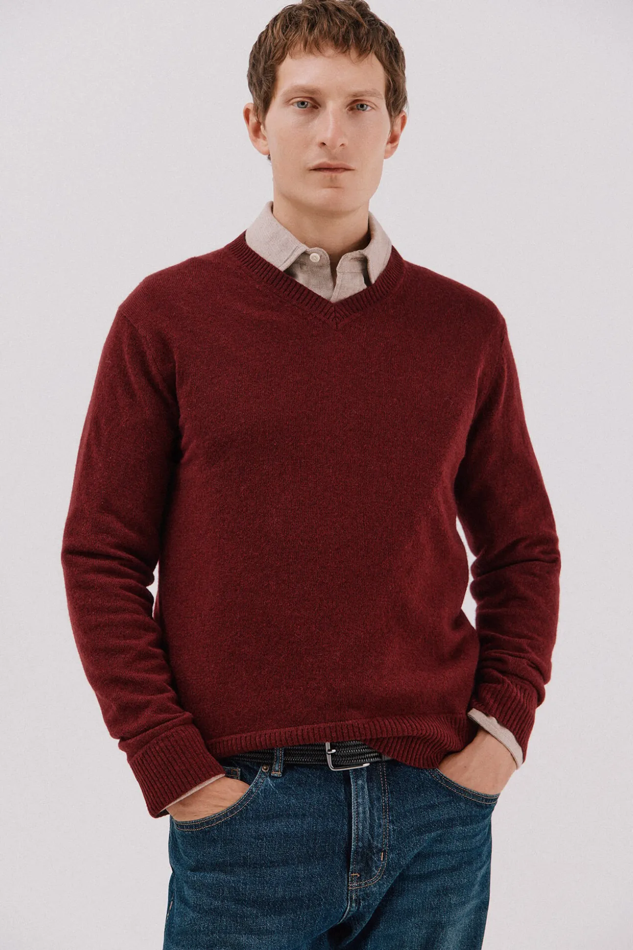 Jersey lana lambswool pico redondo