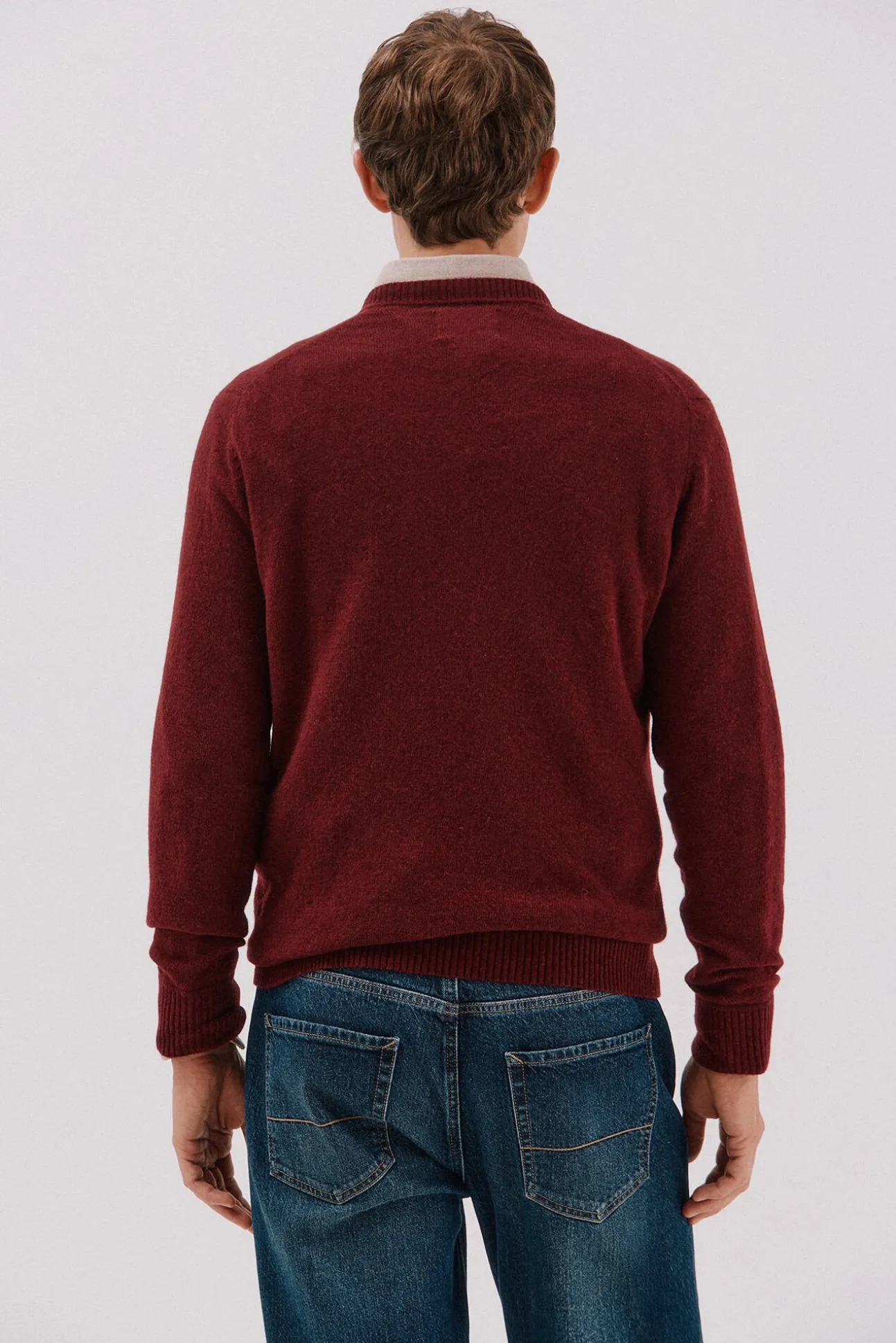 Jersey lana lambswool pico redondo