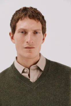 Jersey lana lambswool pico redondo