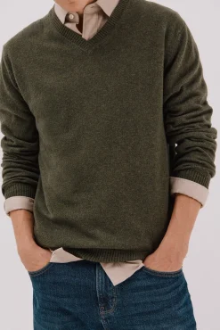 Jersey lana lambswool pico redondo