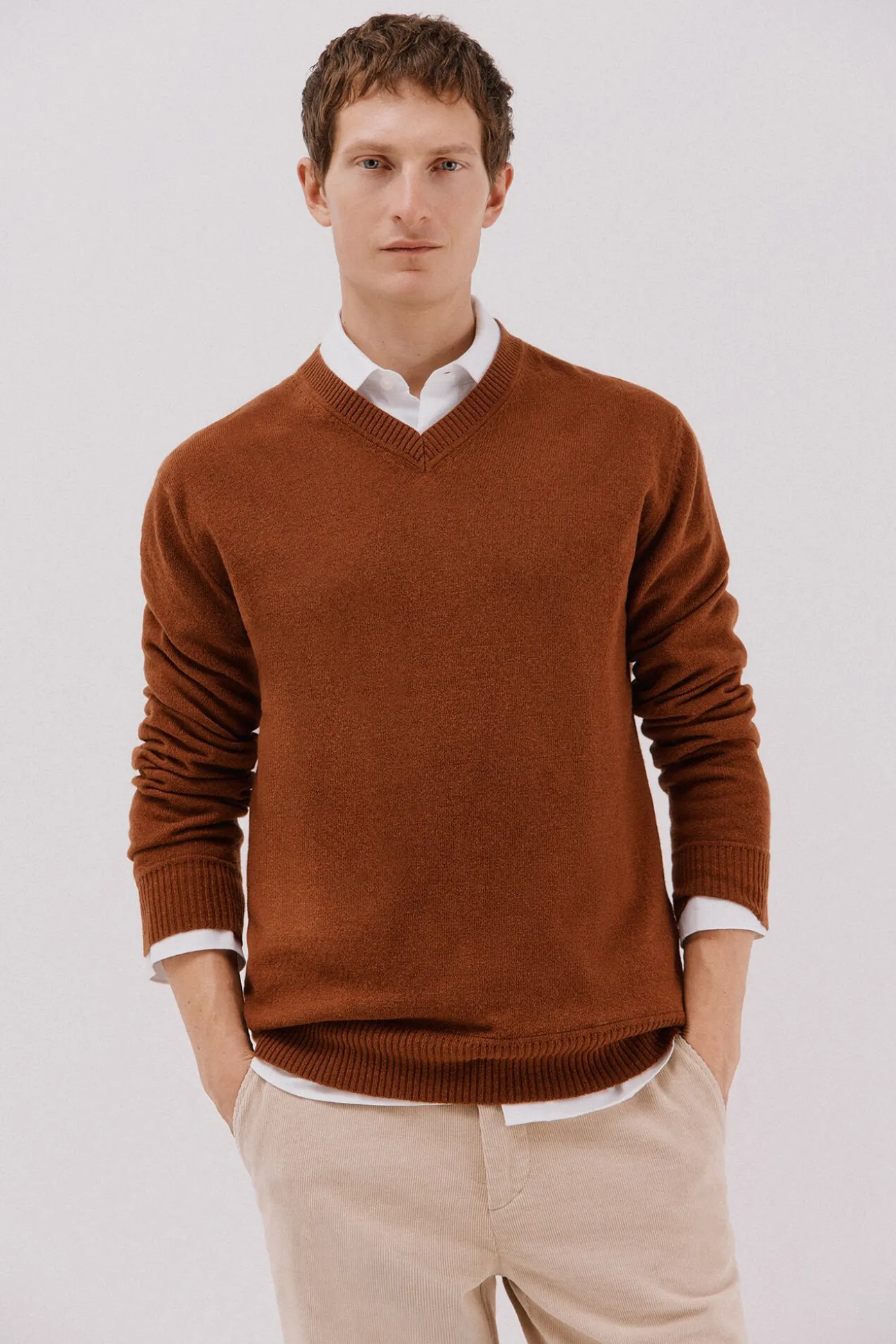 Jersey lana lambswool pico redondo