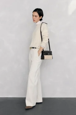 Jersey lana premium ochos y trenzas