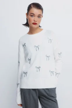 Jersey lazos lentejuelas