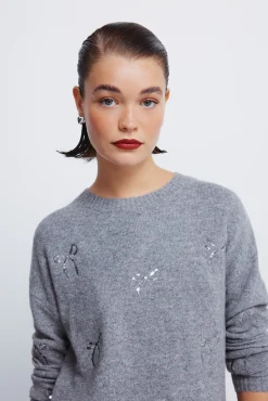 Jersey lazos lentejuelas