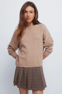 Jersey liso cuello redondo