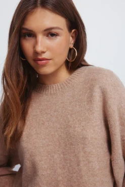 Jersey liso cuello redondo