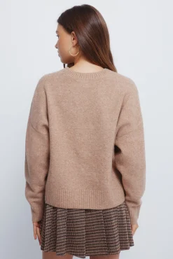 Jersey liso cuello redondo