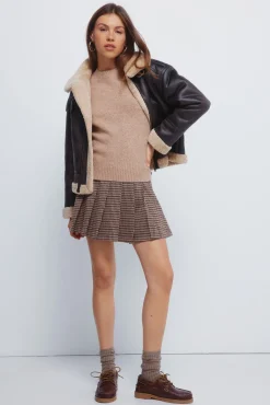 Jersey liso cuello redondo