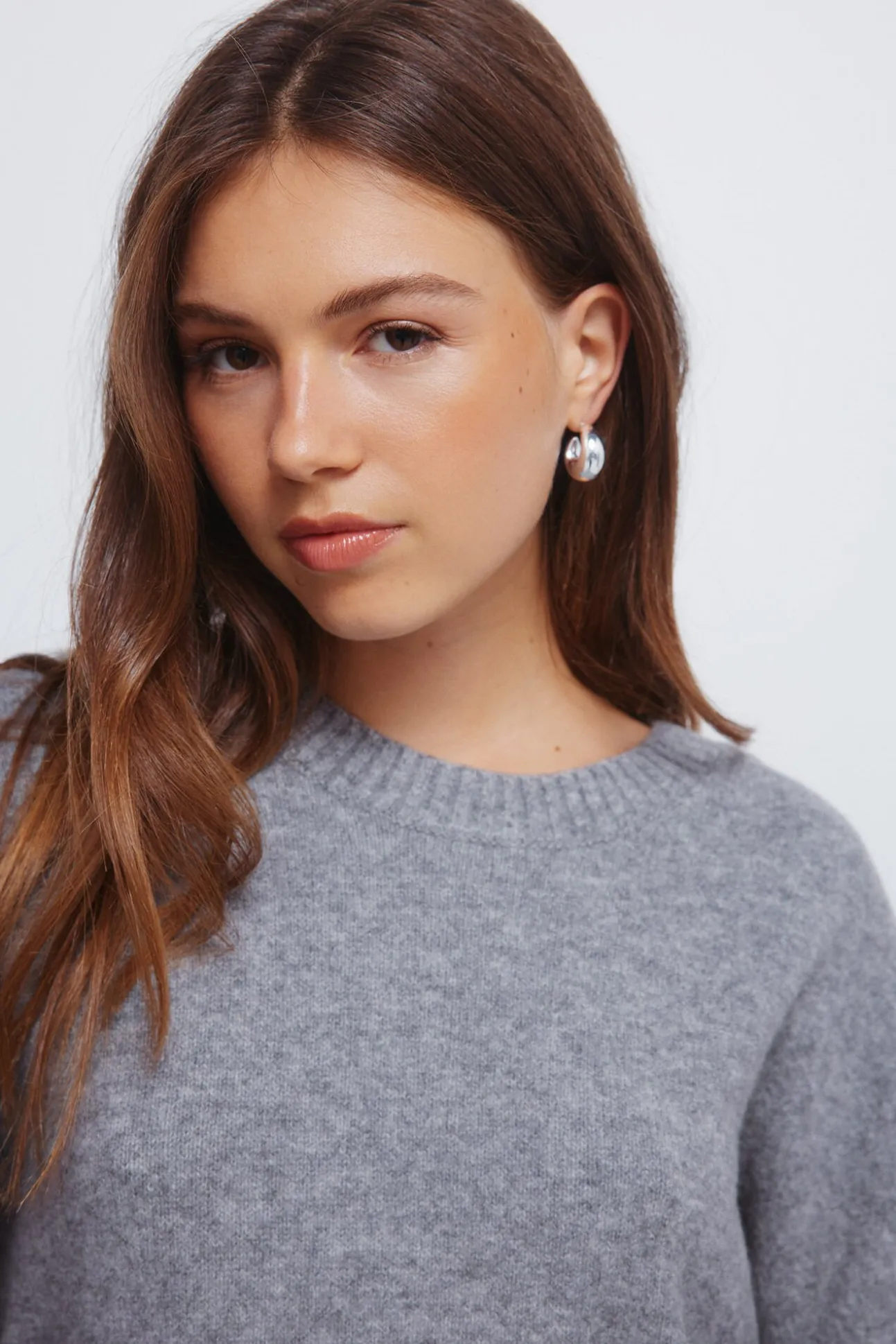 Jersey liso cuello redondo