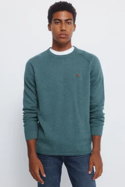 Jersey liso cuello rulo