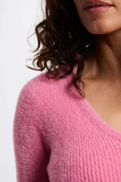 Jersey manga larga punto aterciopelado