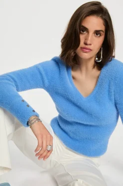 Jersey manga larga punto aterciopelado