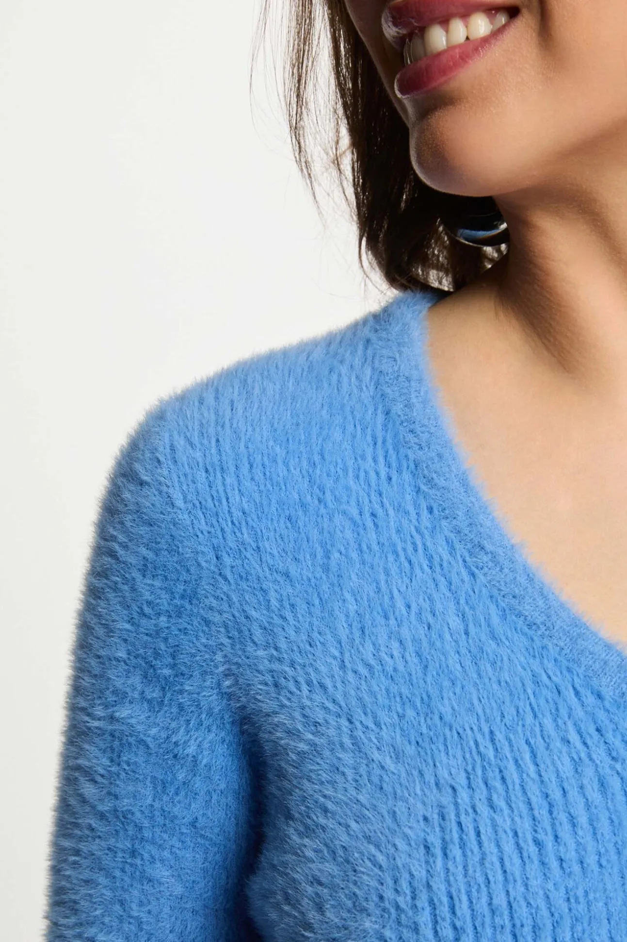 Jersey manga larga punto aterciopelado