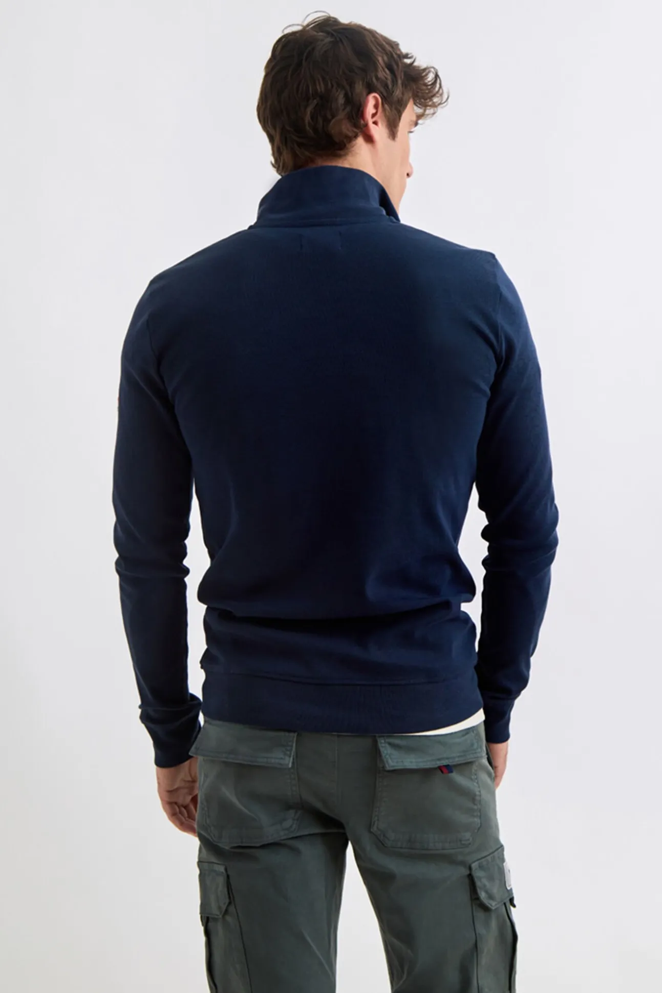 Jersey Media Cremallera Contraste