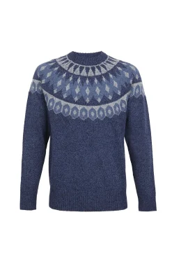 Jersey navideño fantasía lana cuello caja