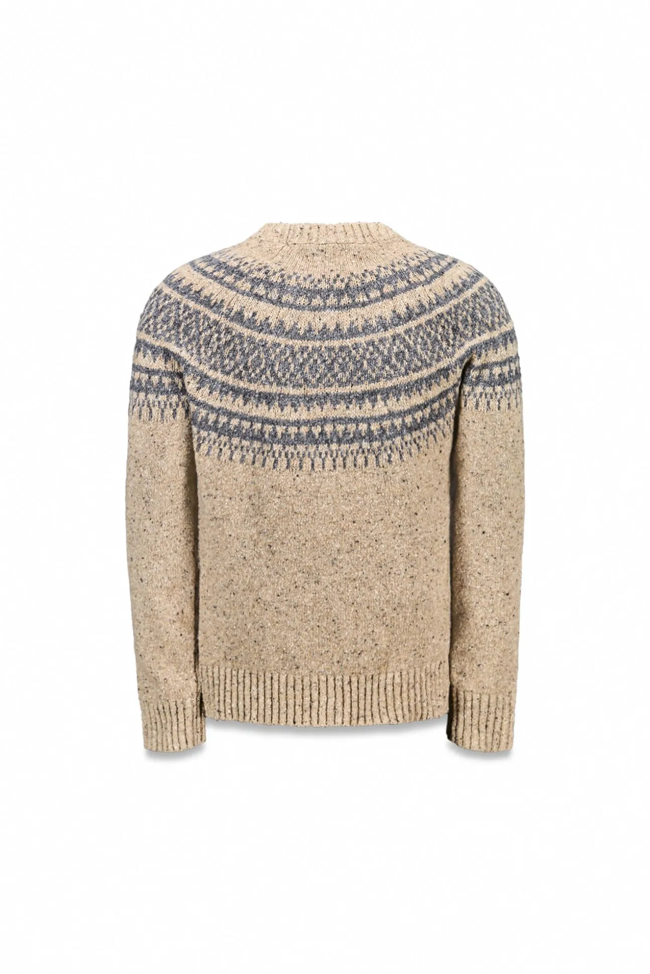 Jersey navideño jacquard cuello caja