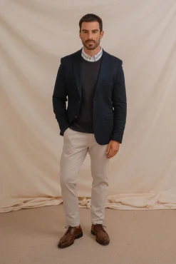 Jersey Nudos Cuello Caja