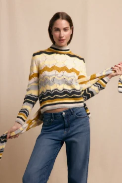 Jersey ondas multicolor