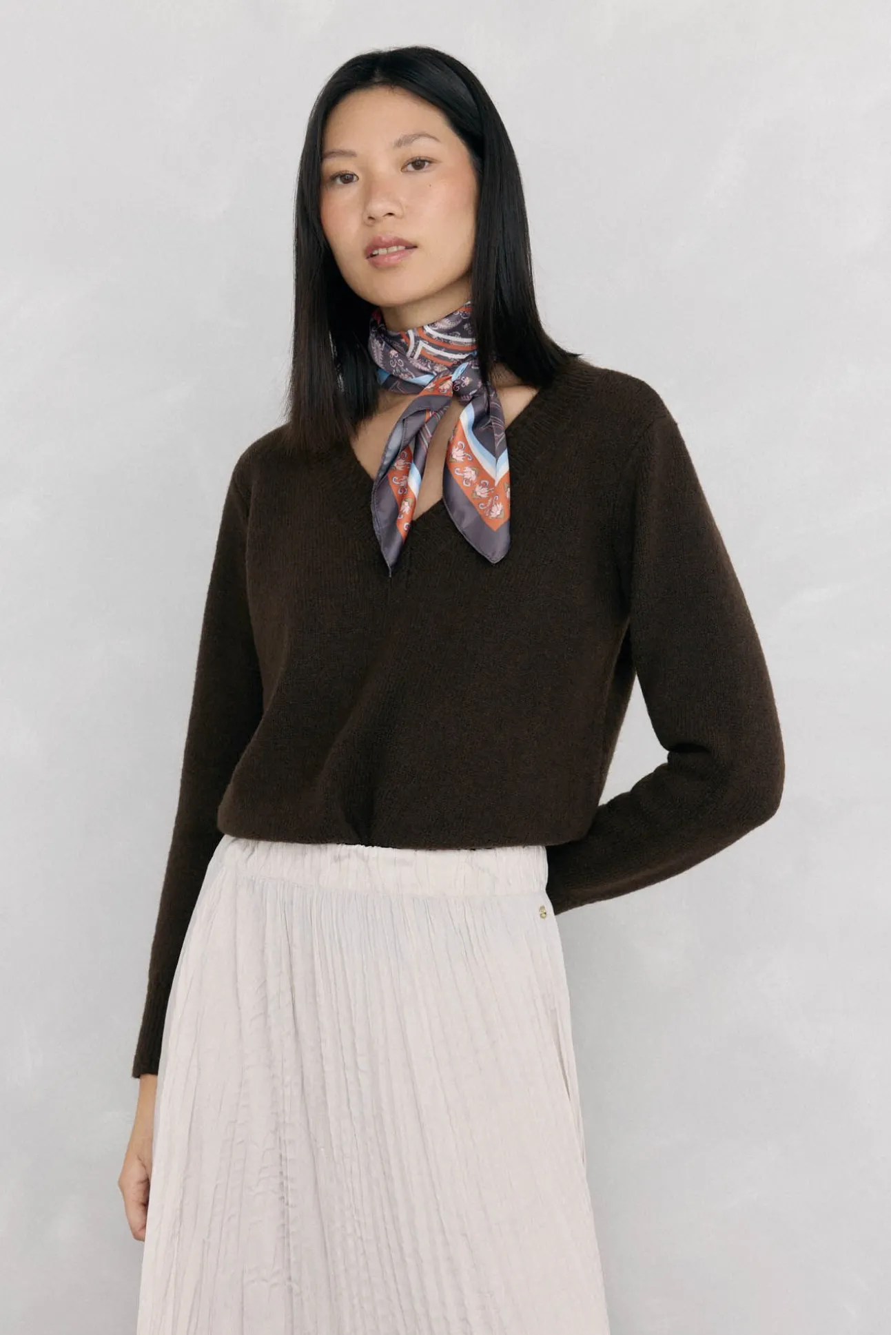 Jersey pico detalles de mini ochos