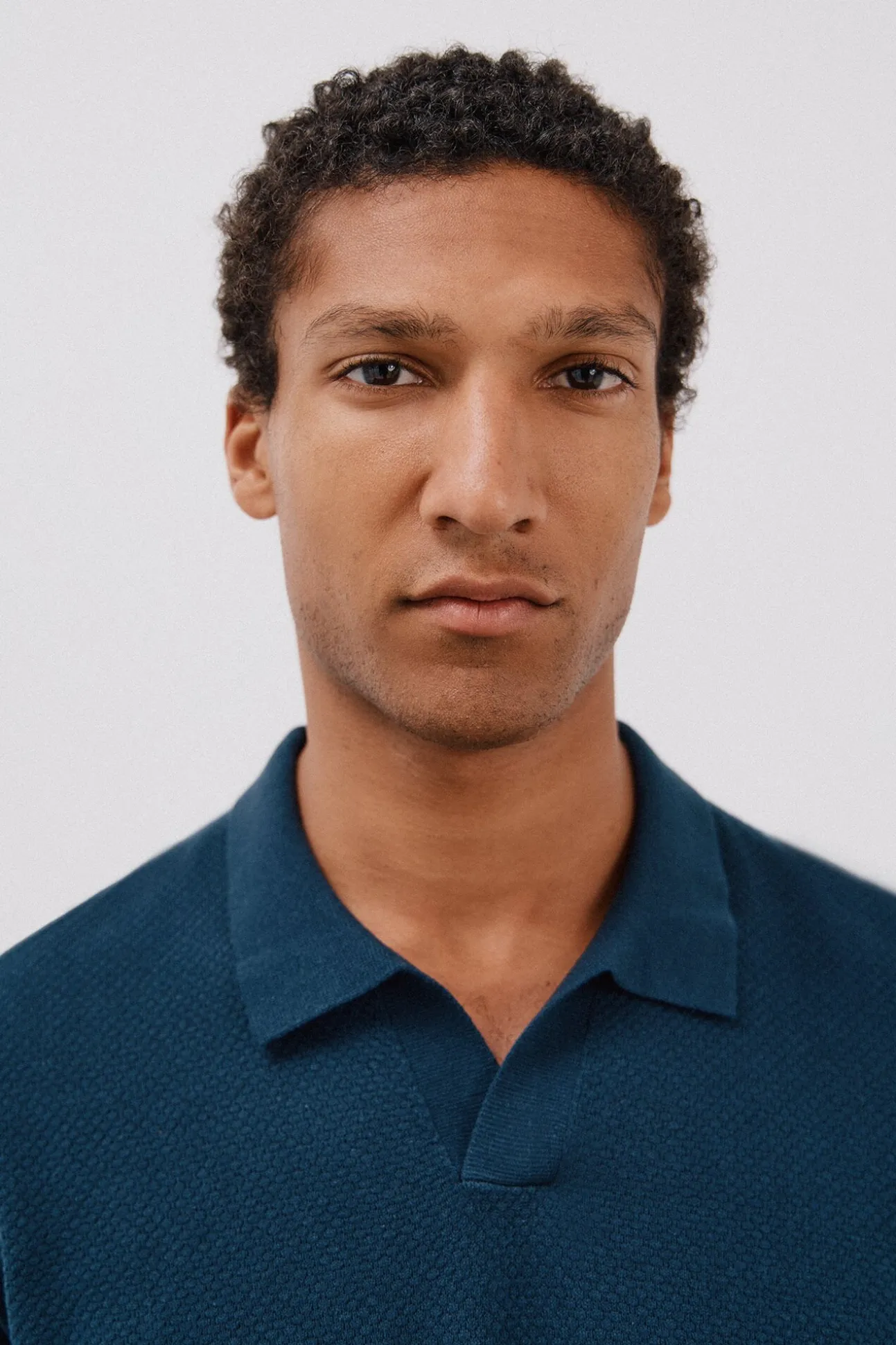 Jersey polo manga corta algodón estructura