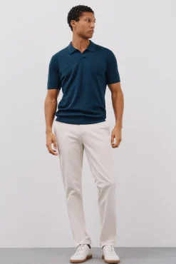 Jersey polo manga corta algodón estructura