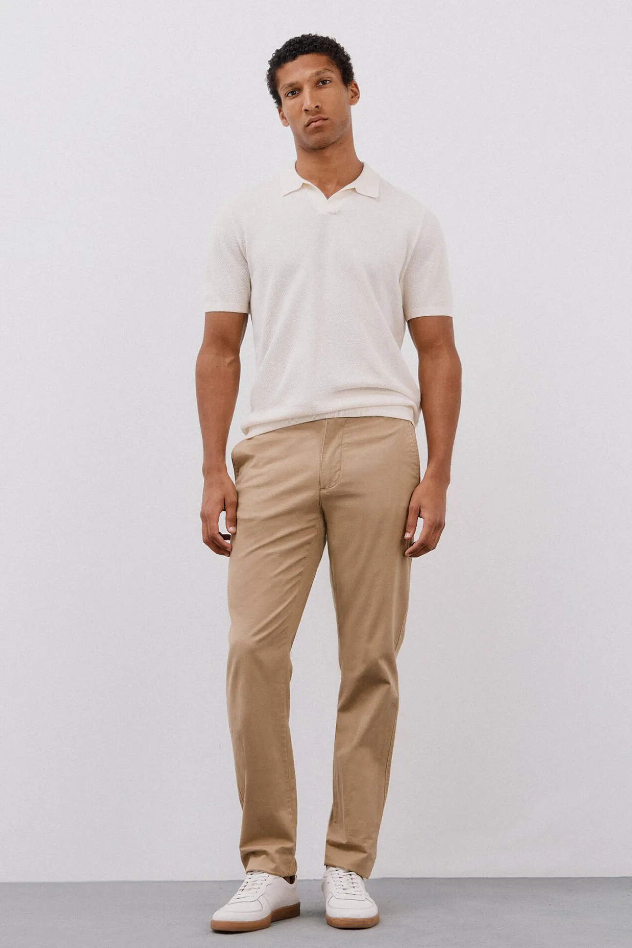 Jersey polo manga corta algodón estructura