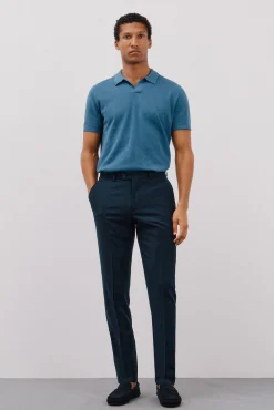 Jersey polo manga corta algodón estructura