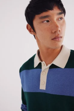 Jersey polo rayas anchas