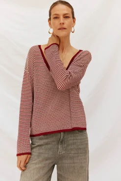 Jersey punto bicolor