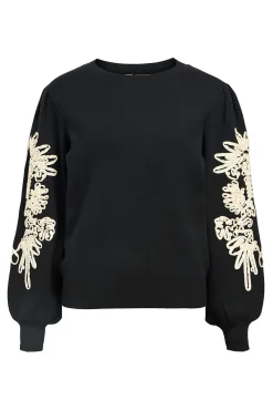 Jersey punto bordado