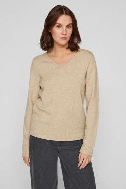 Jersey punto cuello pico