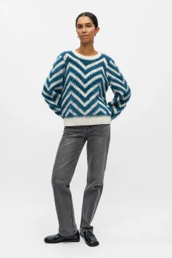 Jersey punto efecto pelo