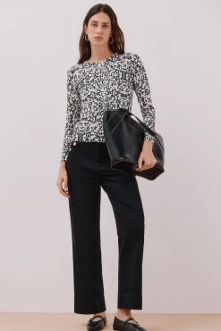 Jersey punto estampado