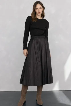 Jersey punto estructura arrugada