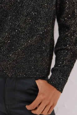 Jersey punto lentejuelas