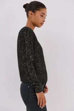 Jersey punto lentejuelas