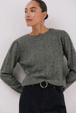 Jersey punto lentejuelas