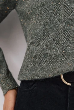 Jersey punto lentejuelas