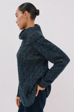Jersey punto lentejuelas