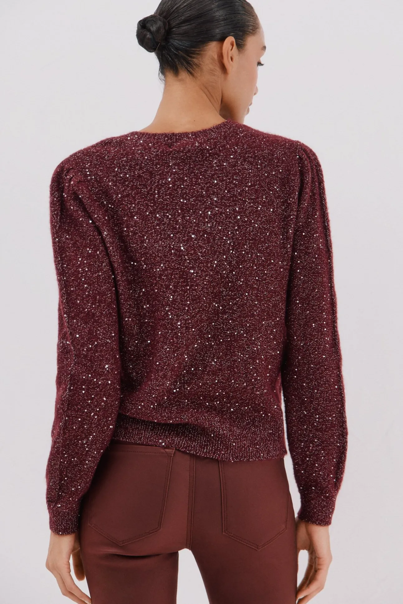 Jersey punto lentejuelas