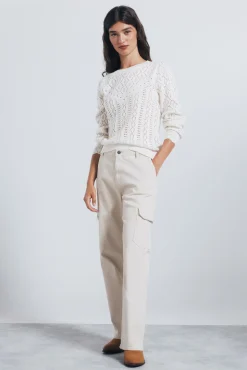 Jersey punto pointelle