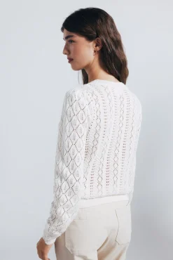 Jersey punto pointelle