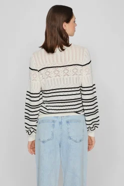 Jersey punto pointelle de algodón orgánico