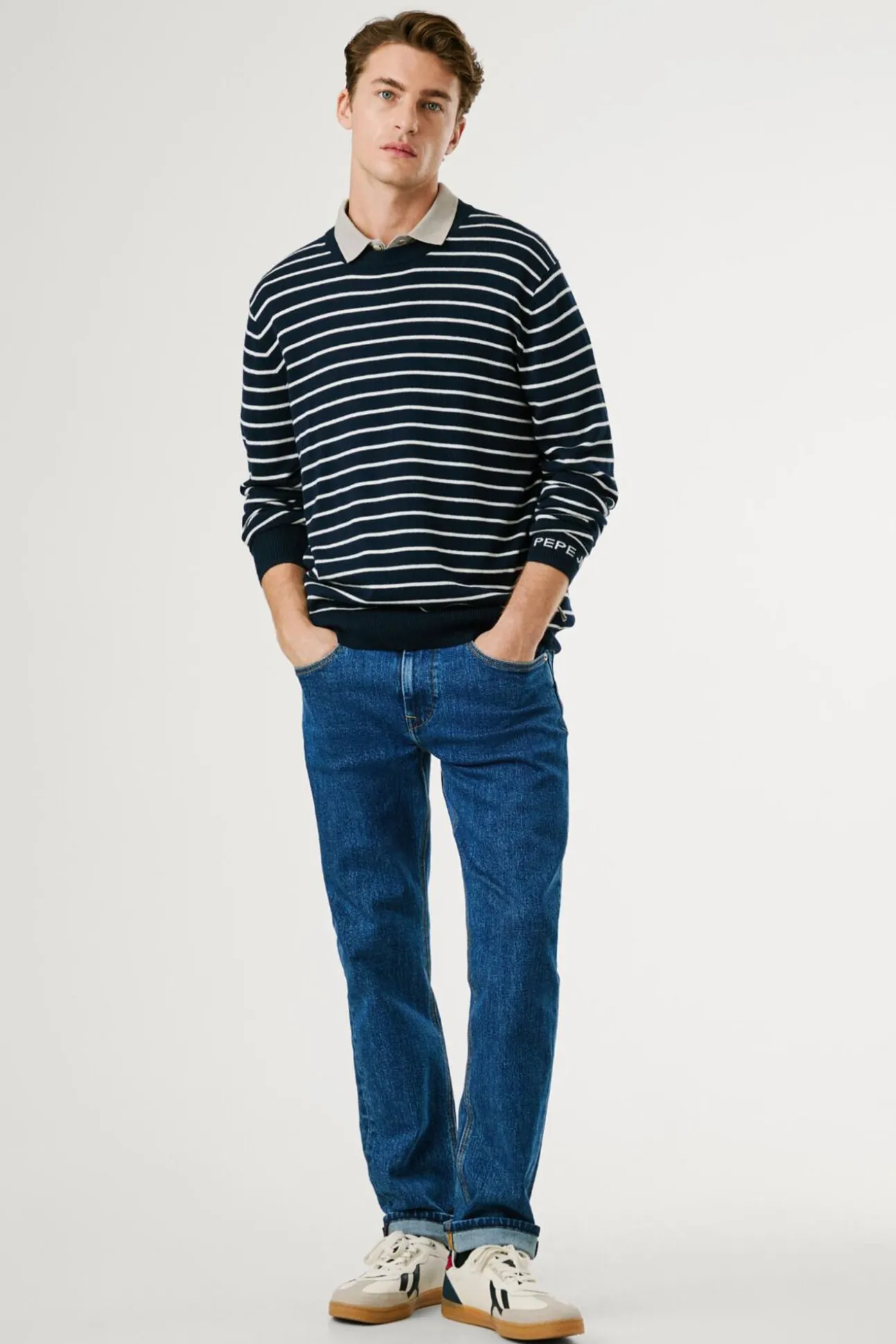 Jersey Punto Rayas Fit Regular