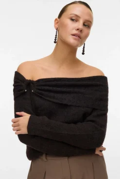 Jersey punto suave manga larga mujer